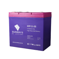 Аккумуляторная батарея SUNWAYS HR 12-55 Аккумуляторная батарея SUNWAYS HR 12-55