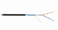 EC-UF002-5-PE-BK Кабель F/UTP 2 пары, Кат.5, медный, внешний, PE, черный, 305м EC-UF002-5-PE-BK Кабель F/UTP 2 пары, Кат.5, медный, внешний, PE, черный, 305м