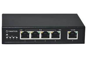 Коммутатор PoE TANTOS TSn-4P5G Коммутатор PoE TANTOS TSn-4P5G