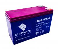 Аккумуляторная батарея SUNWAYS HR 12-7 Аккумуляторная батарея SUNWAYS HR 12-7