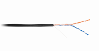 EC-UU002-5-PE-BK Кабель U/UTP 2 пары, Кат.5, медный, внешний, PE, черный, 305м EC-UU002-5-PE-BK Кабель U/UTP 2 пары, Кат.5, медный, внешний, PE, черный, 305м
