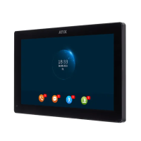 Монитор видеодомофона ATIX AT-I-M1011F/IW Black Монитор видеодомофона ATIX AT-I-M1011F/IW Black