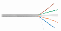 EC-UU004-6-PVC-GY Кабель, U/UTP 4 пары, Кат.6, медный, внутренний, PVC, 305м V2 EC-UU004-6-PVC-GY Кабель, U/UTP 4 пары, Кат.6, медный, внутренний, PVC, 305м V2