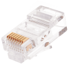 Коннектор RJ45/8P8C NIKOMAX NMC-RJ88RE06UD1-100 под витую пару неэкранированный, 100 шт Коннектор RJ45/8P8C NIKOMAX NMC-RJ88RE06UD1-100 под витую пару неэкранированный, 100 шт