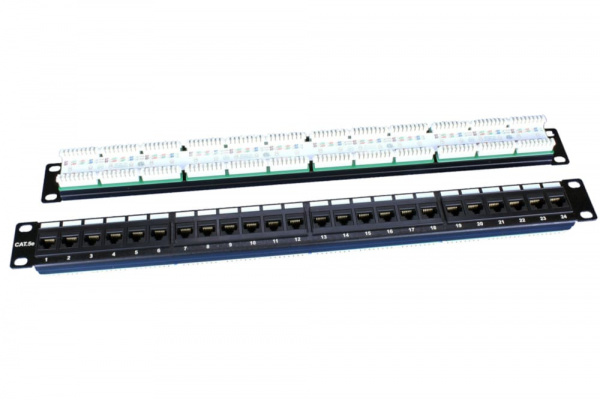 Патч-панель Hyperline PP3-19-24-8P8C-C5E-110D Патч-панель Hyperline PP3-19-24-8P8C-C5E-110D