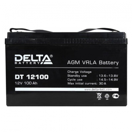 АКБ Delta DT 12100 АКБ Delta DT 12100