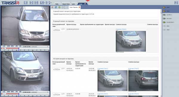 Модуль контроля транспортных средств на парковке TRASSIR Parking Модуль контроля транспортных средств на парковке TRASSIR Parking