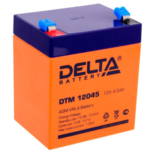АКБ Delta DTM 12045 АКБ Delta DTM 12045