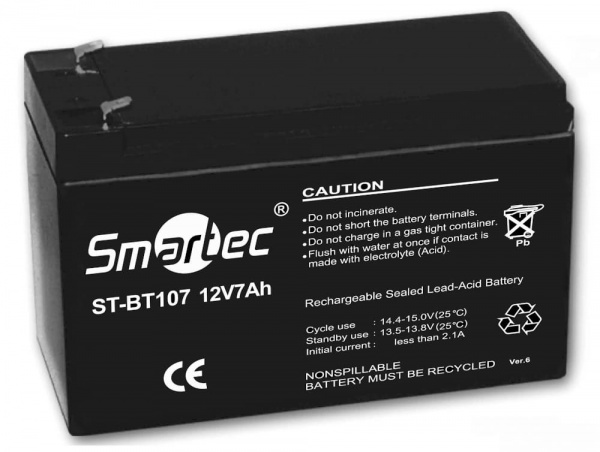 АКБ Smartec ST-BT107 АКБ Smartec ST-BT107