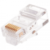 Коннектор RJ45/8P8C NIKOMAX NMC-RJ88RE06UD1-100 под витую пару неэкранированный, 100 шт Коннектор RJ45/8P8C NIKOMAX NMC-RJ88RE06UD1-100 под витую пару неэкранированный, 100 шт