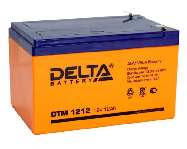 АКБ Delta DTM 1212 АКБ Delta DTM 1212