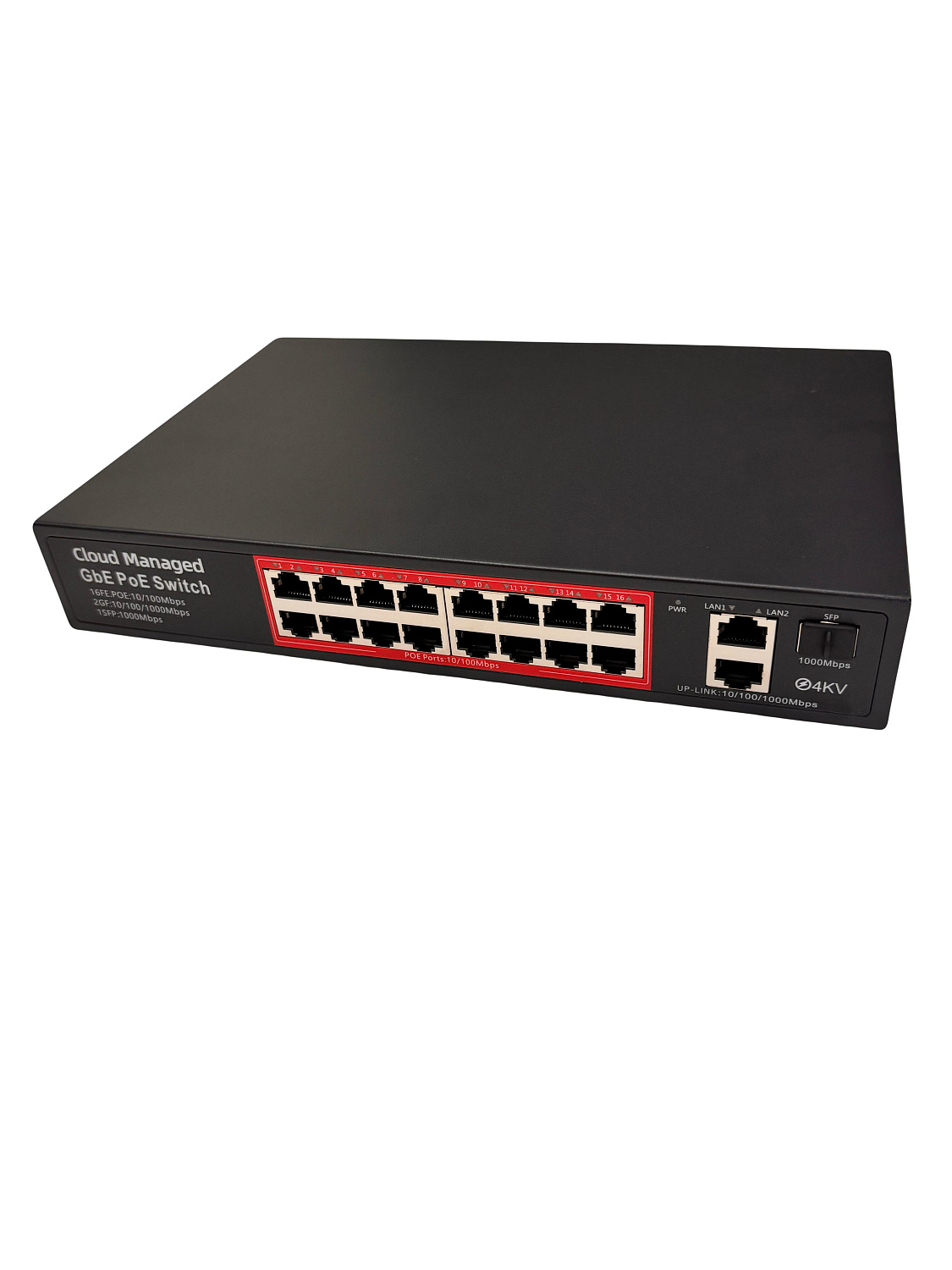 Управляемый сетевой коммутатор POE 16 портов DAS-link PS316G V6 Управляемый сетевой коммутатор POE 16 портов DAS-link PS316G V6