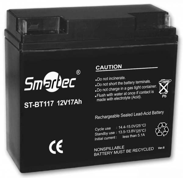 АКБ Smartec ST-BT117 АКБ Smartec ST-BT117