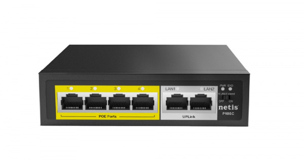 PoE-коммутатор Netis P106C PoE-коммутатор Netis P106C